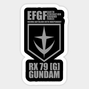 rx 79  [g] ms team 08 kojima battalion Sticker